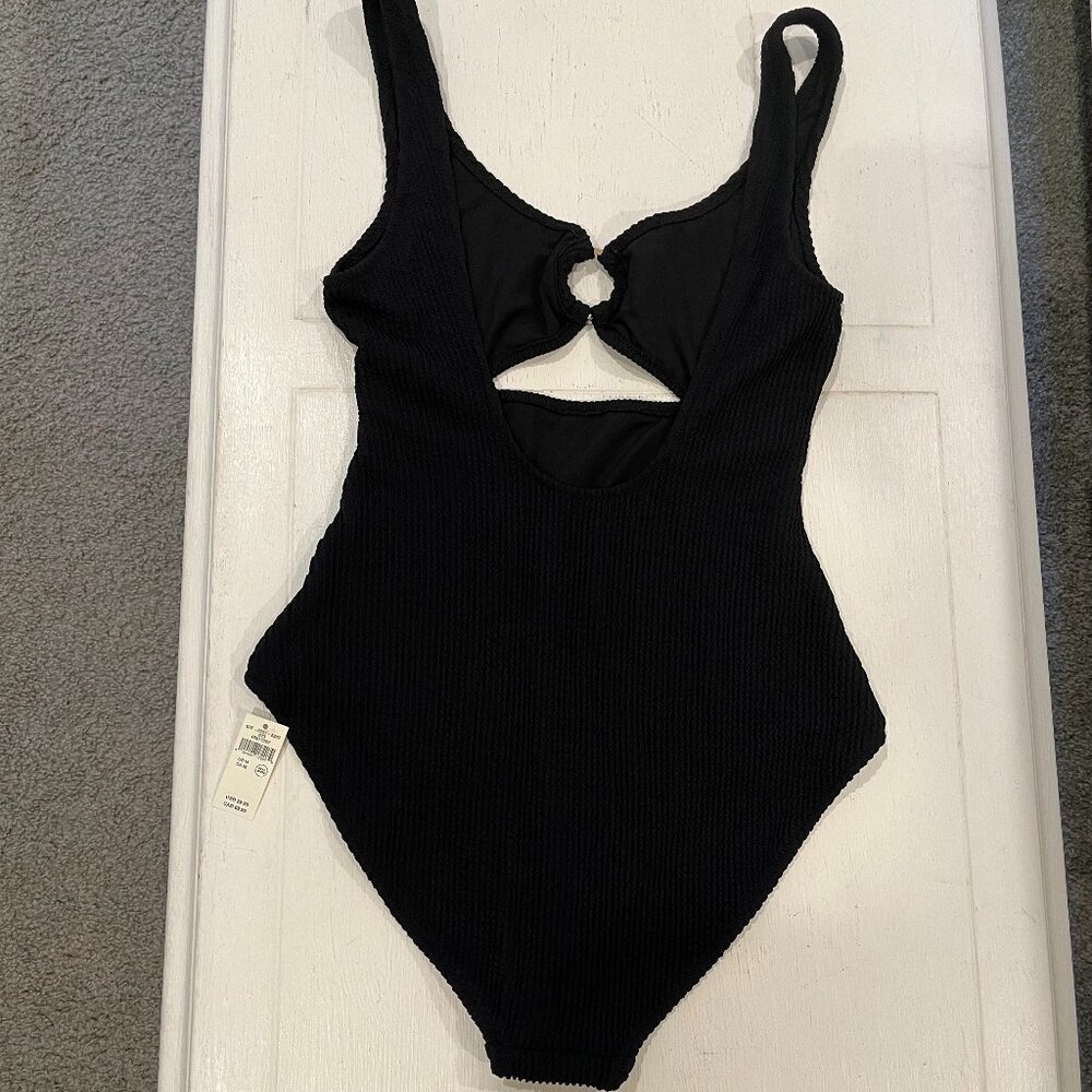 Aerie Crinkle Ring Full Coverage One Piece Swimsuit (NWT)
